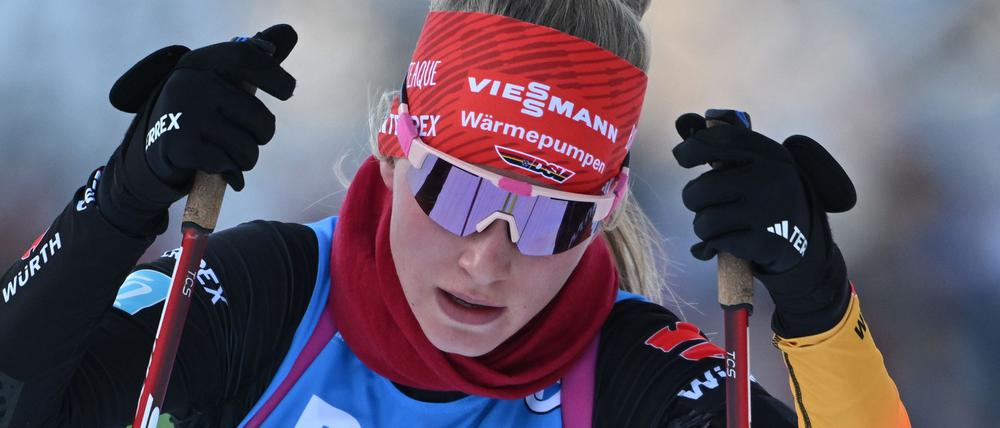 Julia Tannheimer ist Deutschlands große Biathlon-Hoffnung.