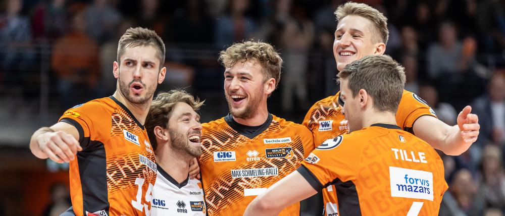 Freude über den Einzug ins Pokalfinale.