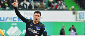 Zeit für einen Heimsieg. Hertha BSC (hier Ibrahim Maza) hat bisher in dieser Saison erst zwei Spiele im Olympiastadion gewonnen. 