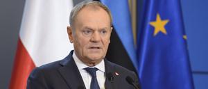 Der Warschauer Regierungschef Donald Tusk will während des polnischen EU-Vorsitzes die Verteidigungsfähigkeit der EU voranbringen. 