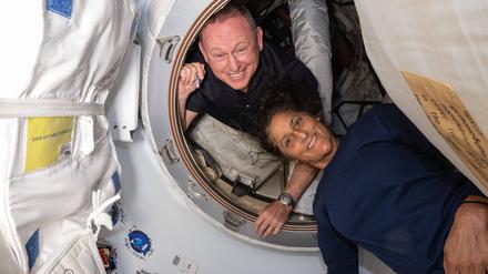 Die beiden Nasa-Astronauten Butch Wilmore und Suni Williams sind seit dem Sommer auf der ISS (Archivbild).