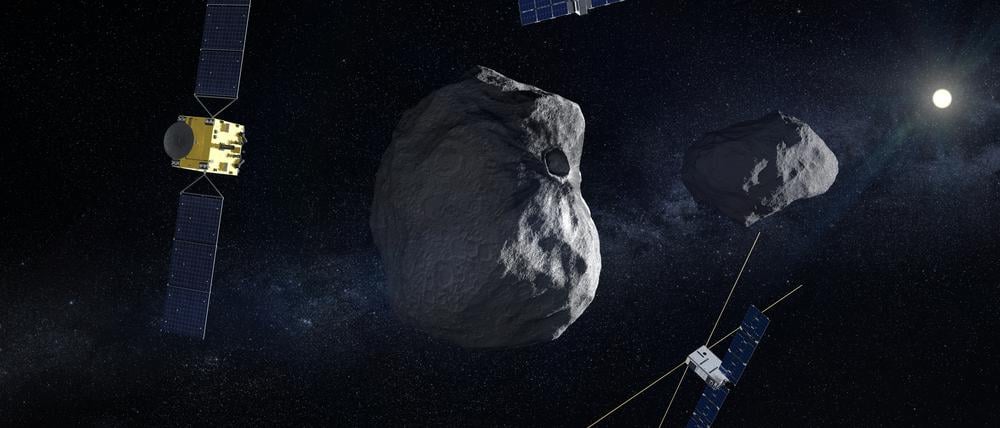 Ein Asteroid (Symbolbild).