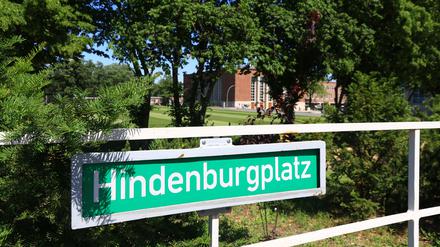 Der Hindenburgplatz auf dem Berliner Olympiagelände.
