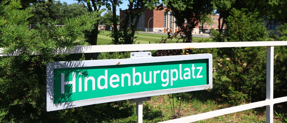Der Hindenburgplatz auf dem Berliner Olympiagelände.