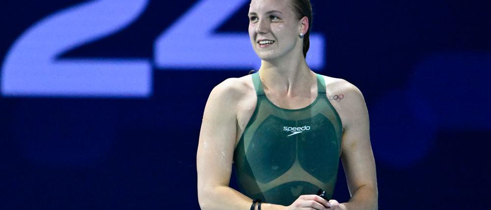Isabel Gose ist Kurzbahn-Weltmeisterin über 1.500 Meter Freistil.