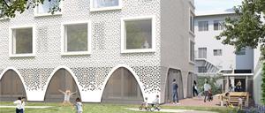 Vom Architekturbüro Stark und Silb stammt der Entwurf für das „Drei-Religionen-Kita-Haus“.