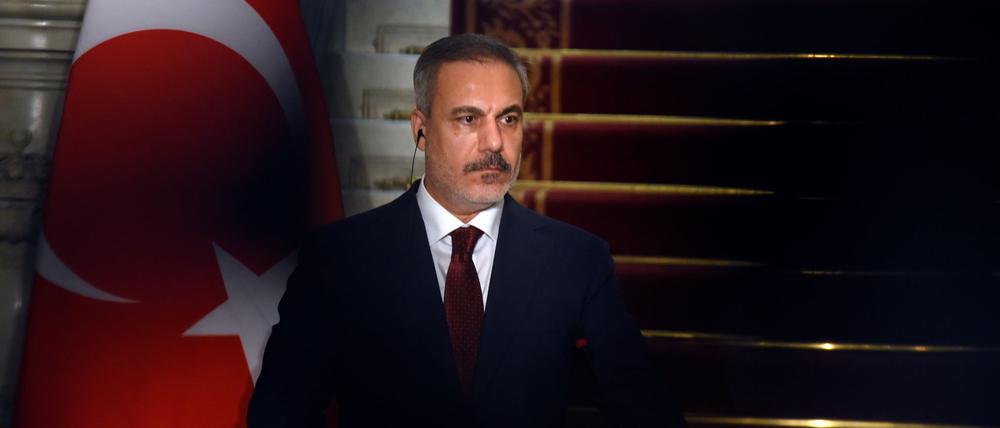 Der türkische Außenminister Hakan Fidan wird an dem Krisengipfel in Jordanien teilnehmen. (Archivbild)