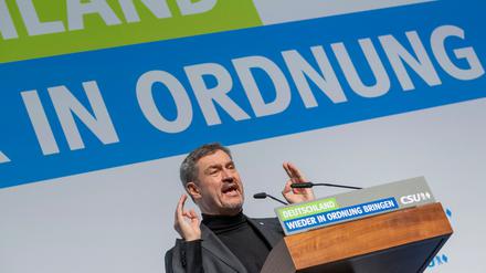 Söder verspricht nach der Bundestagswahl einen grundlegenden politischen Neuanfang. 