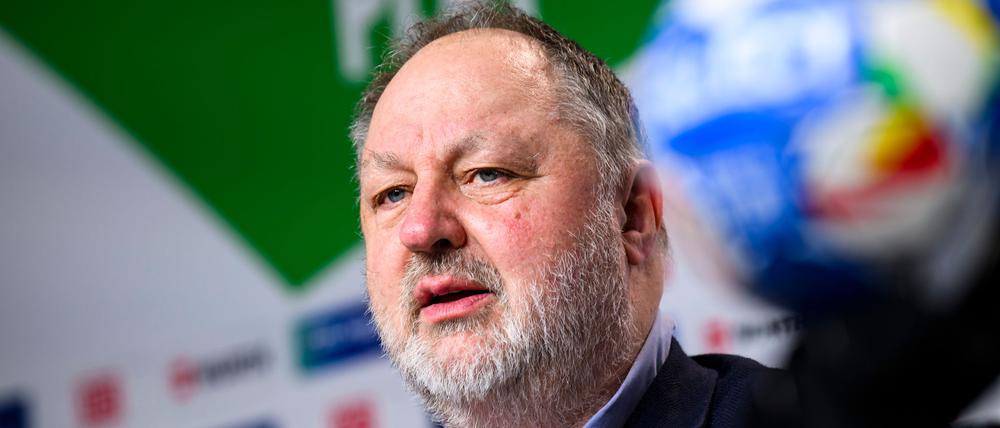 DHB-Präsident Andreas Michelmann freute sich über die EM-Vergaben nach Deutschland.