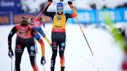 Franziska Preuß behält ihr Gelbes Trikot.