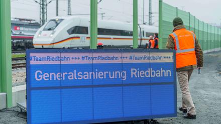 Riedbahn soll schon am Samstag wieder öffnen