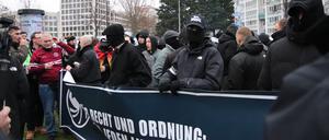 Rechtsradikale Demonstration (Symbolbild)