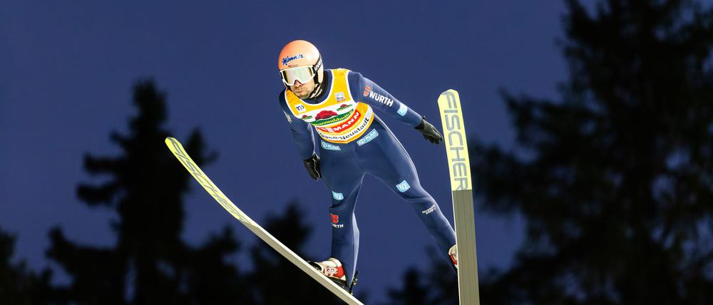 Springt weiter ohne große Fehler: Pius Paschke.