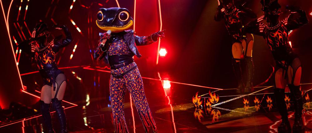 Der Feuersalamander hat es bei „The Masked Singer“ nicht ins Finale geschafft. (Archivbild)
