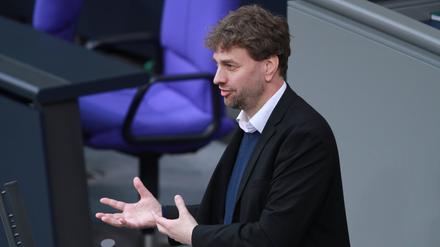 Der Berliner Grünen-Bundestagsabgeordnete Stefan Gelbhaar.