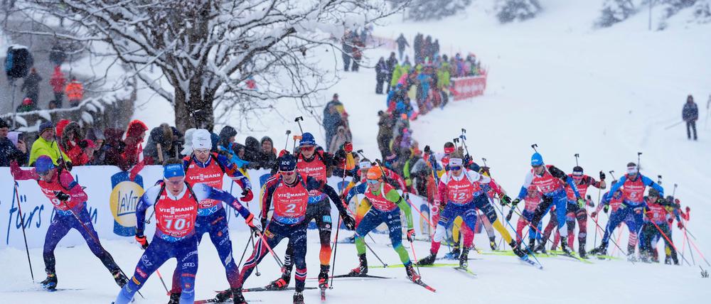 Die deutschen Biathleten schaffen erneut kein Staffel-Podest.