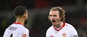 Nick Woltemade erzielte das 3:1 für den VfB Stuttgart.