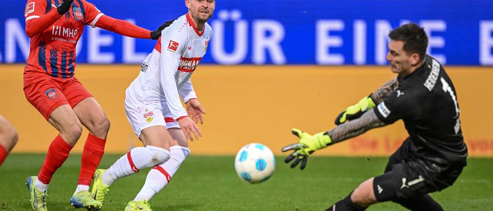 Maximilian Mittelstädt ist Torschütze für den VfB in Heidenheim.