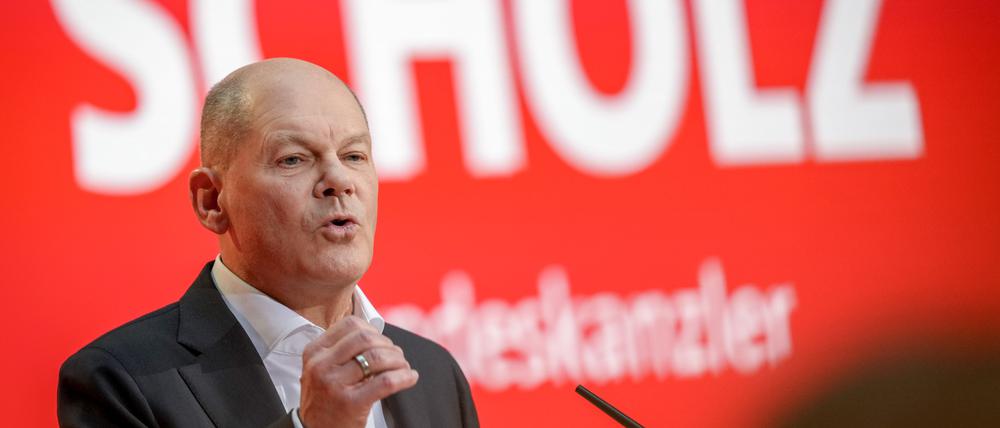 Olaf Scholz möchte noch einmal Bundeskanzler werden.