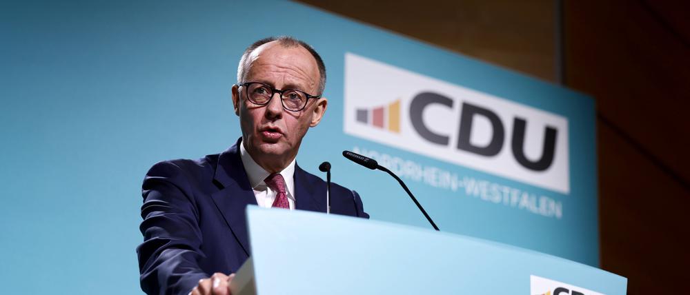 CDU-Vorsitzender Friedrich Merz