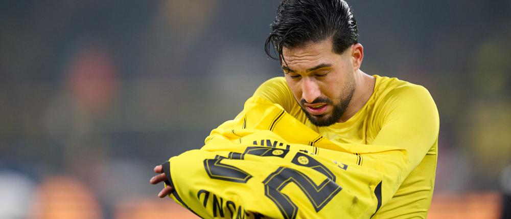 Dortmunds Emre Can war nach dem Remis gegen Hoffenheim völlig bedient.