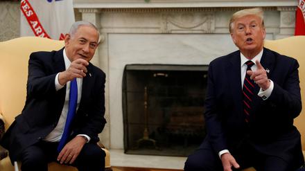 Donald Trump und der israelische Premier Benjamin Netanjahu.
