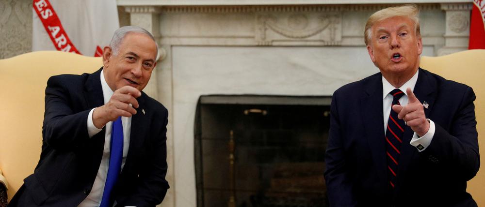 Donald Trump und der israelische Premier Benjamin Netanjahu.