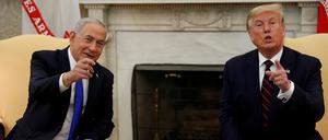 Donald Trump und der israelische Premier Benjamin Netanjahu.