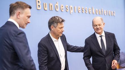 Die Ampel-Minister.