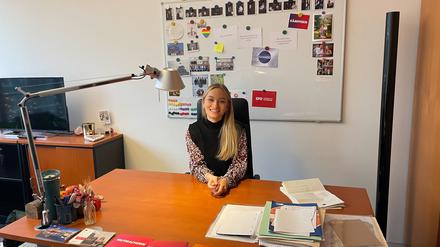 Emily Vontz in ihrem Büro