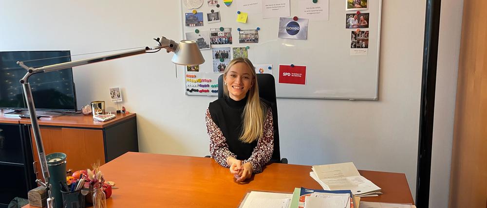 Emily Vontz in ihrem Büro