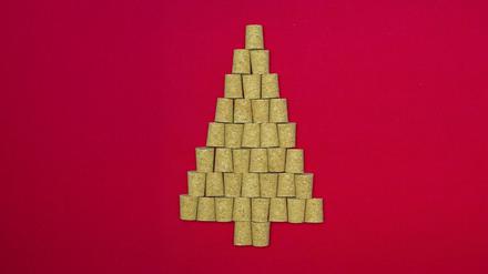 Hintergrund mit Weihnachtsthema.