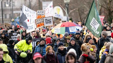 Demonstration des Bündnisses «#Unkürzbar!» gegen Sparpläne des Berliner Senats