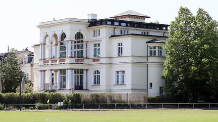 Die villa Bergmann in der Berliner Vorstadt in Potsdam. 