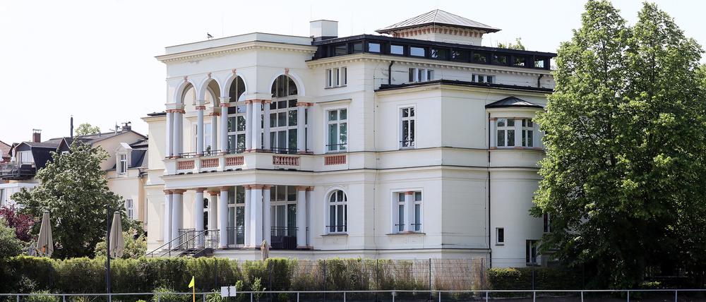 Die villa Bergmann in der Berliner Vorstadt in Potsdam. 
