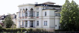 Die villa Bergmann in der Berliner Vorstadt in Potsdam. 