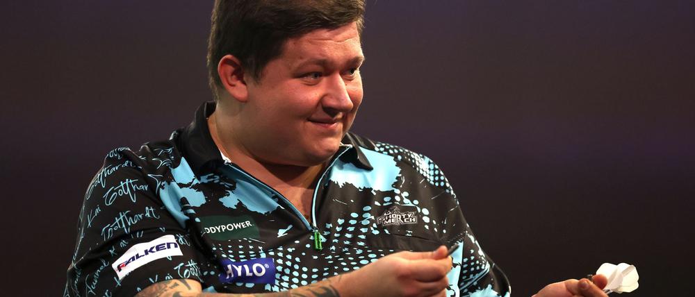 Pfeil gebrochen: Kai Gotthardt kann es selbst kaum glauben.