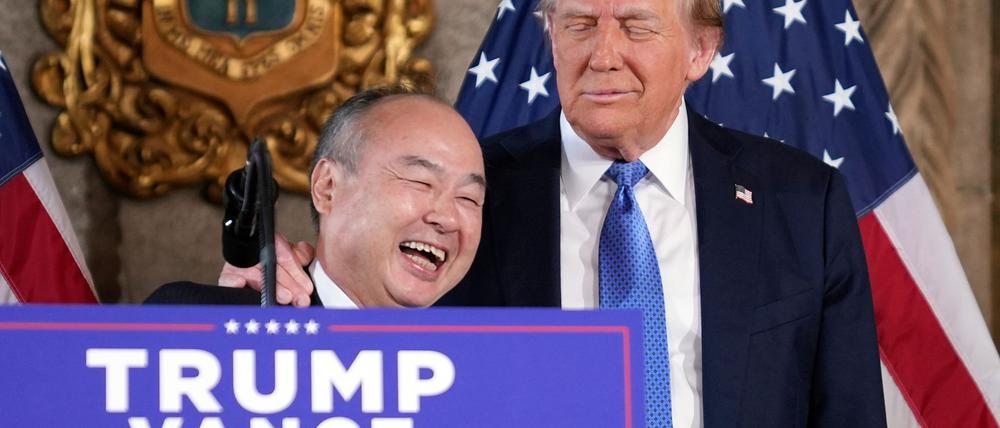 Trump freut sich über eine „historische Investition“.