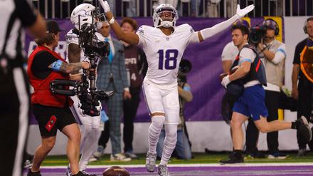 Justin Jefferson hat mit den Minnesota Vikings noch immer die Chance auf den Divisions-Sieg.
