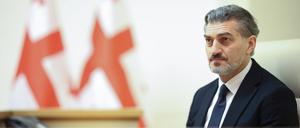 Der ultrarechte Micheil Kawelaschwili von der Partei Georgischer Traum.