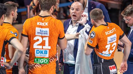 Volleys-Trainer Joel Banks