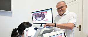 Volker Rasch leitet sei 30 Jahre die Augenklinik im Albrecht-von-Graefe-Haus.