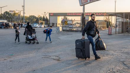 Syrische Migranten in der Türkei.