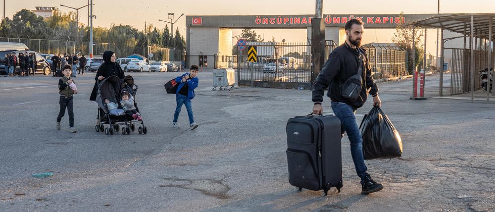 Syrische Migranten in der Türkei.