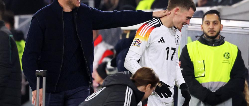 Bundestrainer Julian Nagelsmann und Florian Wirtz.