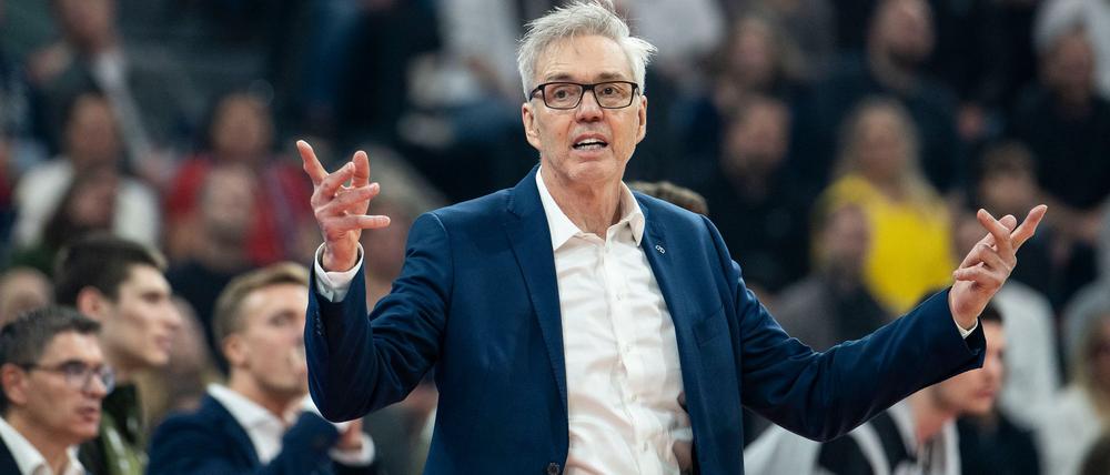 Trainer Gordon Herbert verlor mit den Bayern im Topspiel bei der AS Monaco.