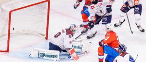 Zürich spielt mit den Eisbären. Jake Hildebrand ist geschlagen.