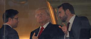 Donald Trump bei einem Football-Spiel der US-Army.