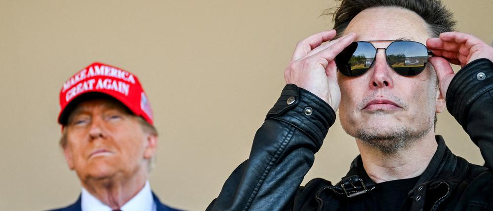 Alles im Blick: Donald Trump und Elon Musk.