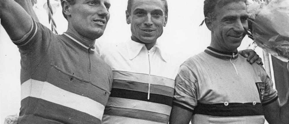 Rik Van Looy (M) wurde der „Kaiser von Herentals“ genannt. 
